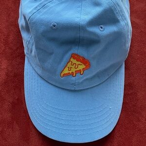APOLLO USA Banza Embroidered PIZZA Motif Adjustable BASEBALL CAP O/S